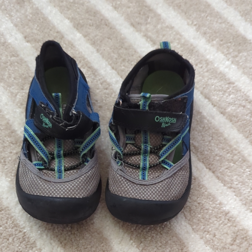 OshKosh B'gosh Blue and Gray Sandals Lightweight Breathable Design